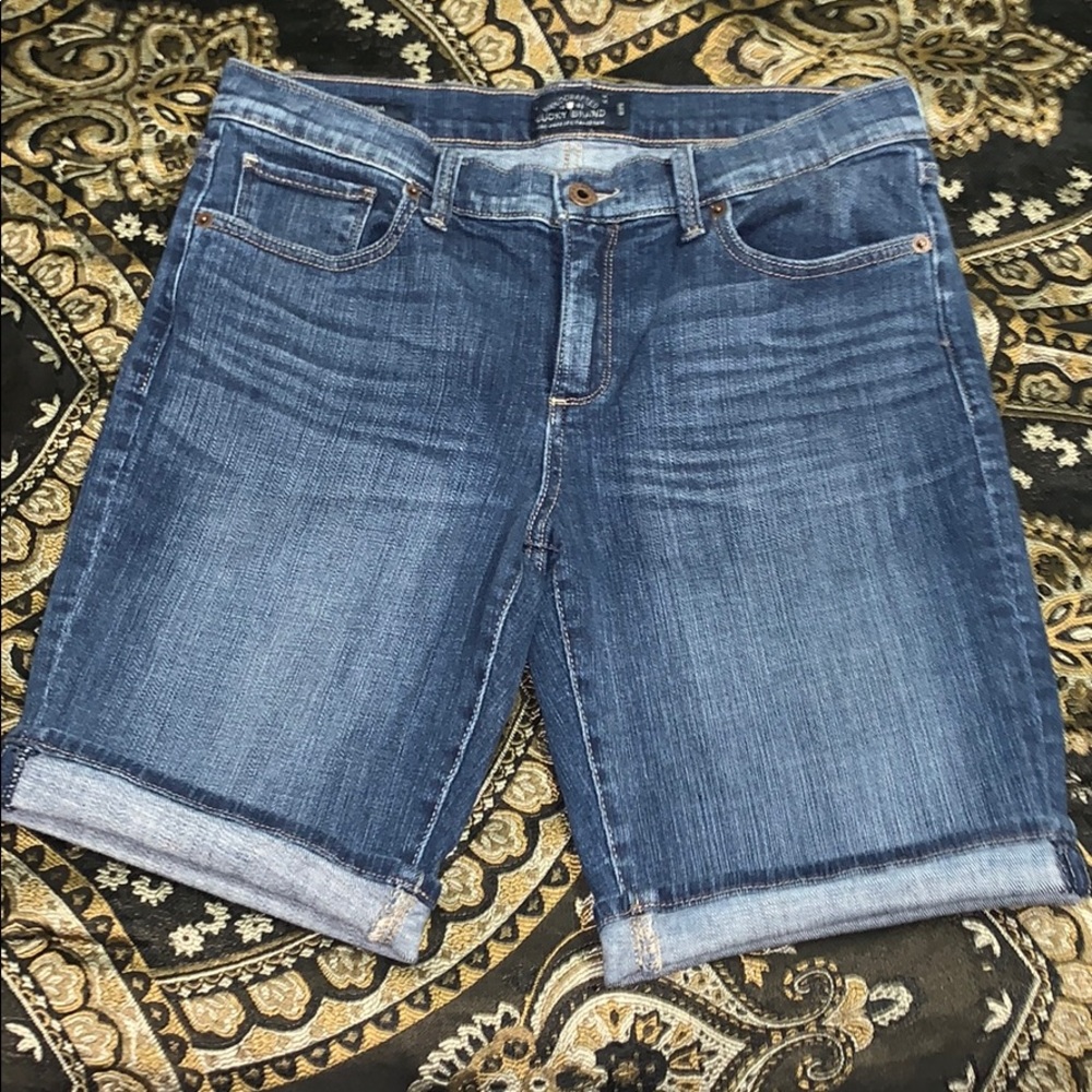 Vintage Lucky Brand Denim Bermuda Shorts